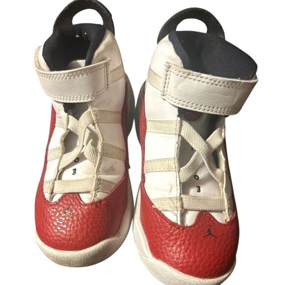 Nuke Jordan ^ ring BT Black -white Gym Red Toddler sneakers size 9C - Picture 4 of 6